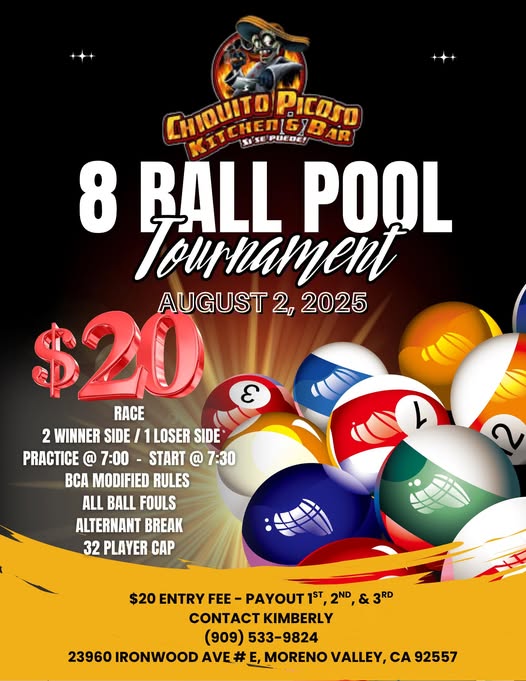 Tournament flyer / rules image